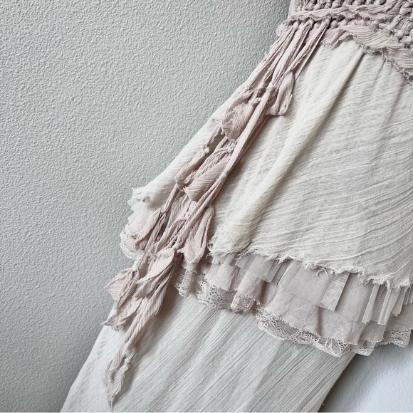 RARE EXC • Free People Washed Ashore Maxi Dress • - Picture 6 of 16